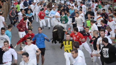 El penúltimo encierro de Tafalla deja tres heridos y un trasladado al CHN