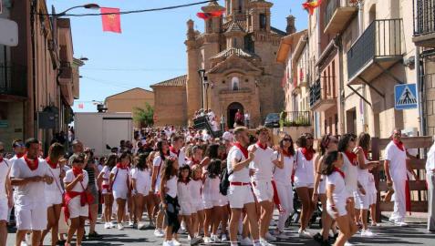 Fotos del cohete de las fiestas de Milagro 2018