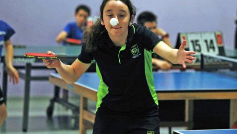 Oberena pone el tenis de mesa en el foco de atención