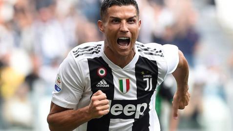 Cristiano marca ante el Sassuolo su primer gol en la Serie A