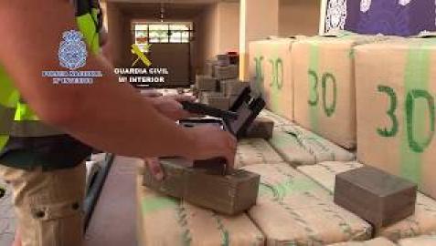Operación contra el tráfico de hachís