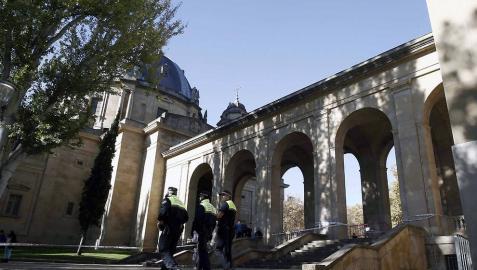 Comienzan los trabajos de exhumación en la cripta del Monumento a los Caídos