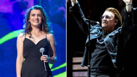 Amaia Romero canta con U2 por una causa feminista