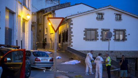 Los testigos señalan al padre como autor de los disparos en Cáseda