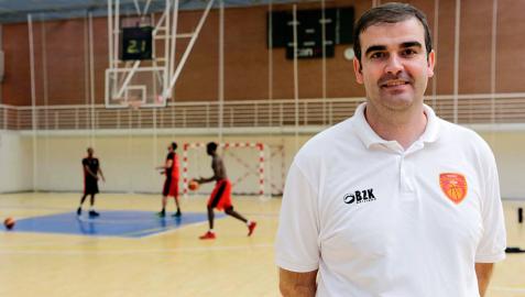 David Mangas, entrenador del Basket Navarra: