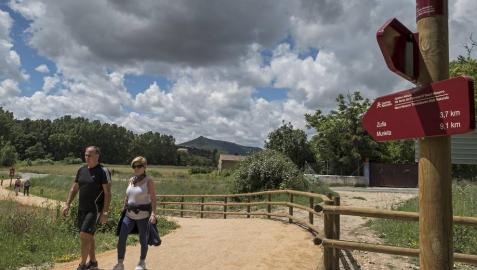La vía verde del Vasco Navarro, terminada entre Estella y Zúñiga