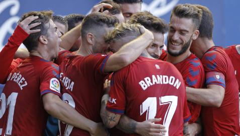 Osasuna firma una segunda mitad de manual