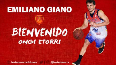 El base uruguayo Emiliano Giano, nuevo jugador de Basket Navarra