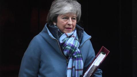 La primera ministra británica, Theresa May