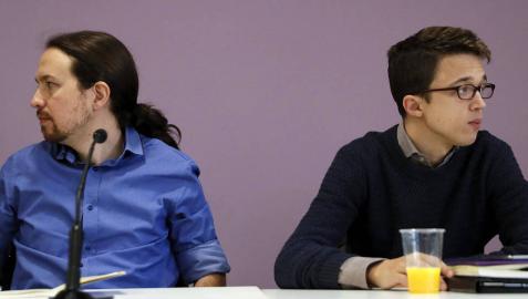 Errejón e Iglesias, en el Consejo Ciudadano de 2016.