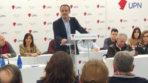 Esparza justifica la presencia de UPN en Madrid