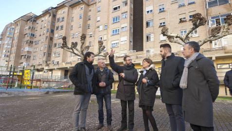 Viviendas en Zizur, que serán las primeras en rehabilitarse. Viviendas en Zizur, que serán las primeras en rehabilitarse.