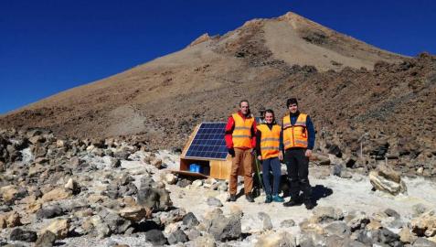 Investigadores de la UPNA intentan aprovechar la energía renovable del volcán