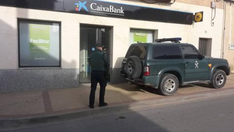 Atracan a punta de pistola una sucursal de La Caixa en Sartaguda