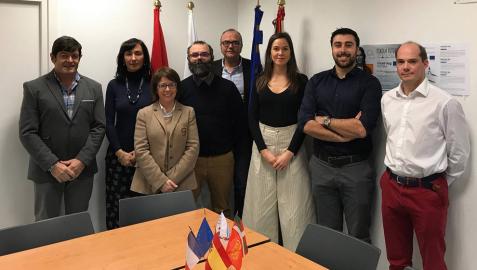 Asistentes al acto de lanzamiento del proyecto transfronterizo F-COMP