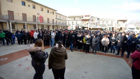 Plaza del ayuntamiento de Caparroso.