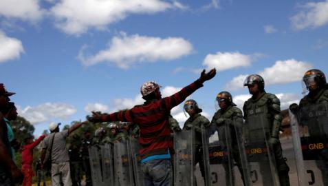 Mueren dos personas en los incidentes de la frontera entre Venezuela y Brasil