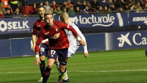 Imágenes del partido Osasuna-Zaragoza disputado en El Sadar.