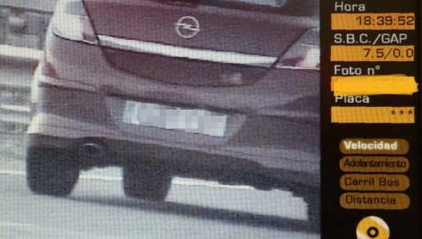 Multado por circular a 189 km/h y bajo la influencia de drogas en la Autovía a Jaca