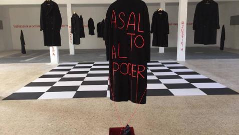 La instalación de Julia Juaniz en el espacio cultural Zapadores de Madrid.