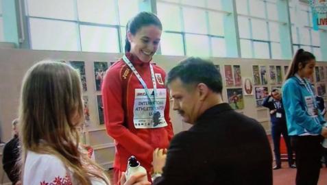 Asier Martínez y Carmen Riaño brillan en Minsk