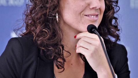 Patricia Perales, concejal de Bildu en Pamplona.