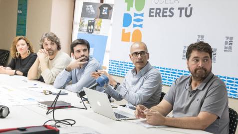 La nueva imagen corporativa de Tudela tiene al río como protagonista