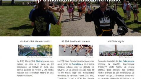 El EDP San Fermín Marathon, entre las 'maratones más divertidas'