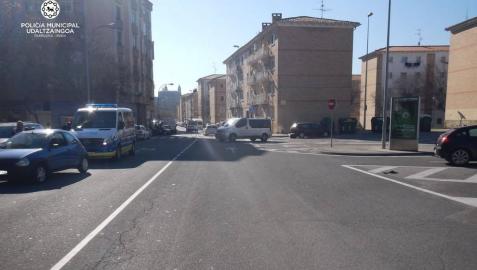 Imputado un conductor en Pamplona tras dar 0,98 mg/l en la prueba de alcoholemia