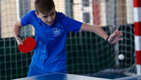 Máxima igualdad en los Juegos Deportivos de tenis de mesa