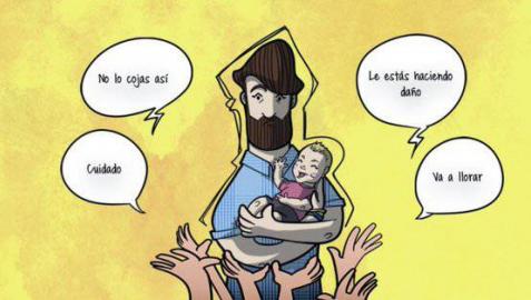El autor del cómic '100 crisis de un papa primerizo' habla de sus vivencias en Pamplona