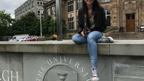 Una navarra, investigadora química en Edimburgo (Escocia)