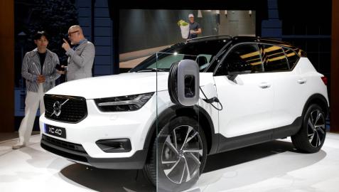 Presentación del XC40, un nuevo modelo de Volvo.