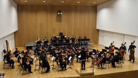 Un ensayo en la Ciudad de la Música.