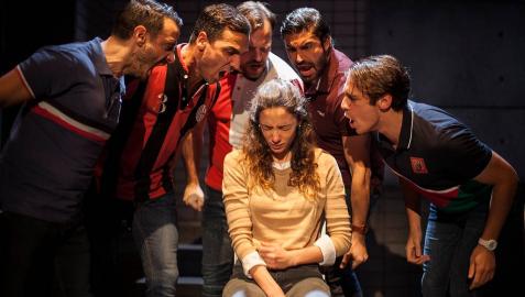 Imagen promocional de la obra sobre el juicio de 'La Manada'.