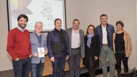El Gran Wyoming, Maribel Verdú y Santiago Segura, en Tudela