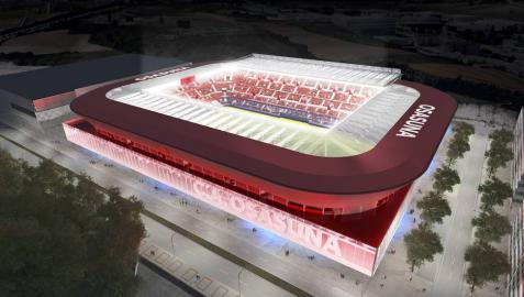 Propuesta del estudio OFS VDR para la reforma del estadio rojillo