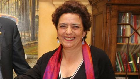 La actriz y directora teatral tudelana Aurora Moneo