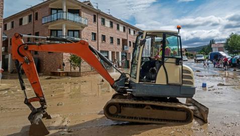 Villatuerta se protege frente a las inundaciones