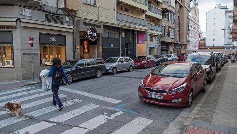 Los trabajadores de la zona azul de Estella reclaman que se les subrogue
