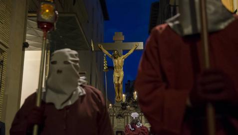 El Cristo Alzado ya espera en la catedral a la Dolorosa que llegará el 5 de abril