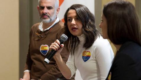 Inés Arrimadas, líder de Ciudadanos en Cataluña
