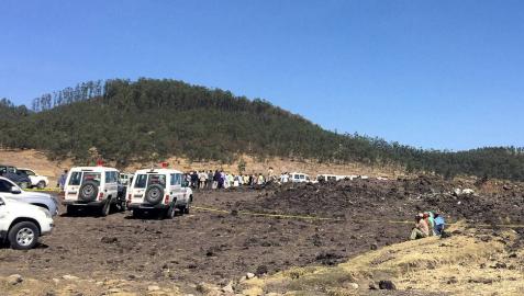 Dos españoles entre los muertos del avión que se ha estrellado en Etiopía