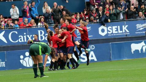 Imágenes del partido Osasuna Femenino-SD Eibar disputado en El Sadar