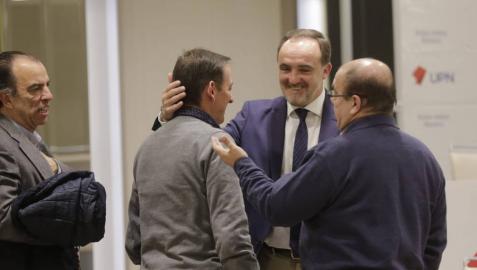 Esparza, este lunes antes de la votación para concurrir junto a Ciudadanos a las elecciones.