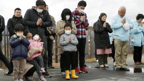 Japón conmemora el octavo aniversario del terremoto y el tsunami de 2011