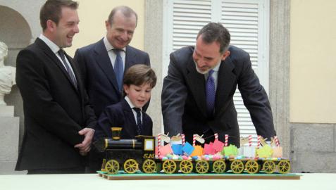 El Rey Felipe VI de Mateo Calvo, del colegio Irabia