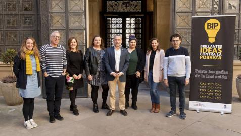 El Ejecutivo foral se suma a la campaña 'Brillantes ideas contra la pobreza'