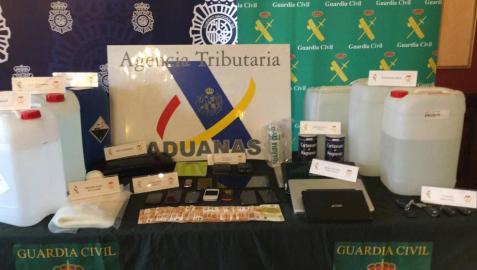La operación ha sido desarrollada de forma conjunta por Guardia Civil, Policía y la Agencia Tributaria en Navarra.