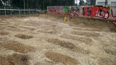 Hallan más de 90 fosas en la necrópolis islámica de Tudela